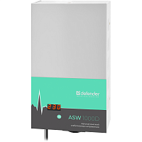 Стабилизатор напряжения ASW 1000D настенный 600Вт толщина 65мм, 1 розетка/ Voltage stabilizer ASW 1000D wall-mounted 600W, thickness 65mm, 1 socket (99045)