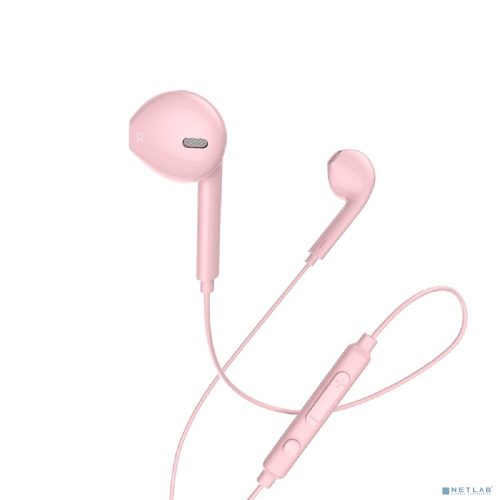 HOCO M55/ Наушники + микрофон/ Кнопка ответа/ 1.2м/ 3.5 mm jack/ Pink (6957531 099925)