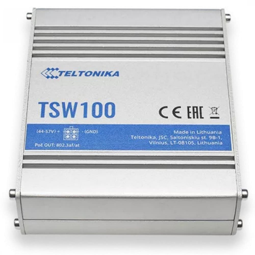 Коммутатор Teltonika TSW100 промышленный (TSW100000000) фото 3