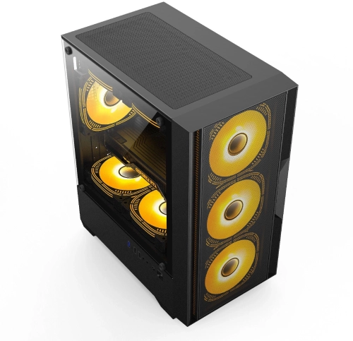 Корпус Accord ACC-ZCU1B черный без БП mATX 5x120mm 2xUSB3.0 1xUSB3.1 audio фото 3
