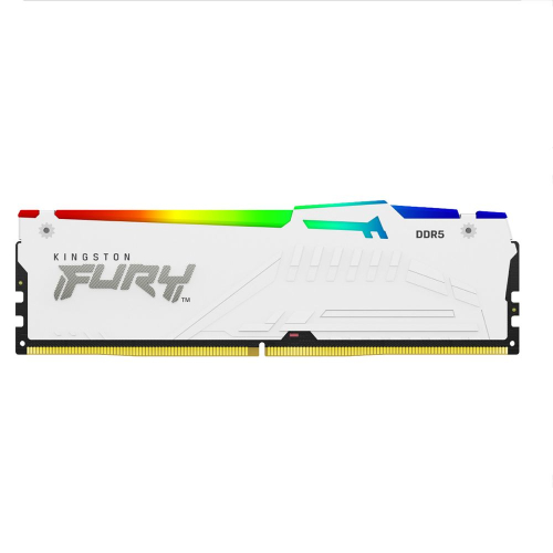 Модуль памяти Kingston 32GB DDR5 6000MHz DIMM FURY Beast White RGB CL40 (KF560C40BWA-32)