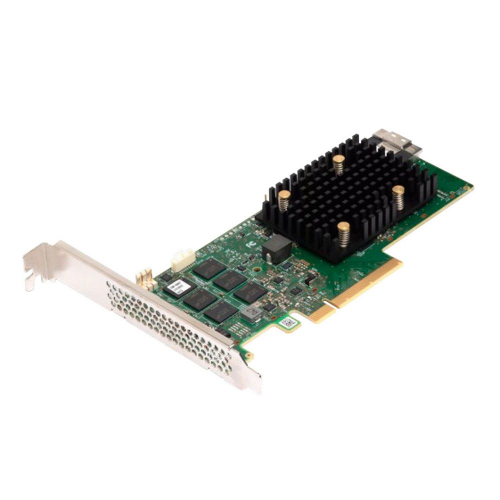 HBA-адаптер Broadcom 9500-8i SGL (05-50077-03 / 05-50134-01001 / 03-50134-01001) PCIe v4 x8 LP, Tri-Mode SAS/ SATA/ NVMe 12G HBA, 8port(1*int SFF8654), 3808 IOC, RTL {5} (007509) (05-50134-01001 / 03-50134-01001)