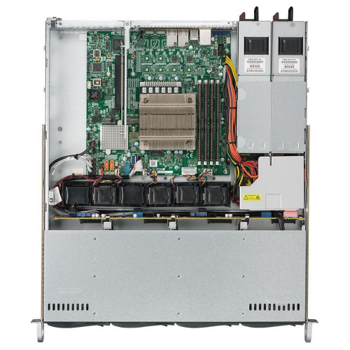 Серверная платформа Supermicro SuperServer 5019C-MR 1U/ x4 DIMM/ up 4LFF/ iC246/ 2x GbE/ 2x 400W (SYS-5019C-MR) фото 3