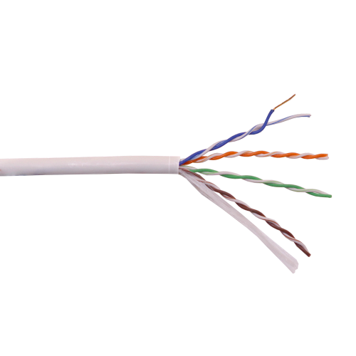 Кабель Кабель LANMASTER U/ UTP, 4 пары, Кат. 5E, 350 МГц, LSZH, нг(А)-HF, серый, 305 м (LAN-5EUTP-HFLT-GY)