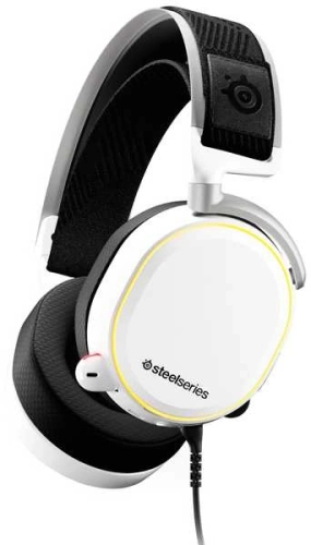 Наушники с микрофоном Steelseries Arctis Pro + GameDAC белый 3м мониторные оголовье (61454)