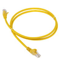 Патч-корд LANMASTER LSZH UTP кат.5e, 10 м, желтый (LAN-PC45/ U5E-10-YL) (LAN-PC45/U5E-10-YL)