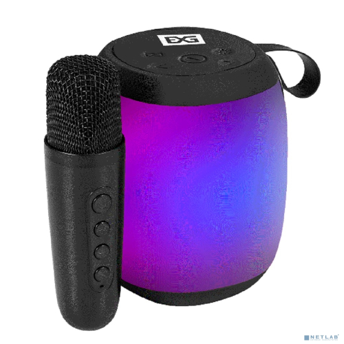 Exegate EX294944RUS Караоке-система Bro 310 (10Вт, 80-15000Гц, Bluetooth, Li-Ion, 1200mAh, FM 87.5MHz-108MHz, с поддержкой USB и TF/ microSD карт,