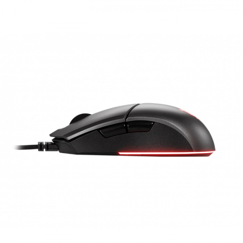 Мышь MSI CLUTCH GM11 Wired, RGB, USB, 400-5000 dpi, 6 but, Black фото 3