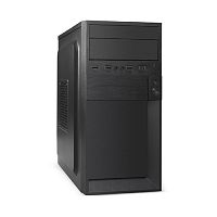 Exegate EX291142RUS Корпус Minitower ExeGate BAA-105-01-AAA450 (mATX, БП AAA450 с вент. 8см, 4*USB, аудио, черный)