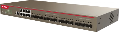 IP-COM G5324-16F Коммутатор облачный управляемый L3, 8x1 Гбит/с, SFP 16x1 Гбит/с