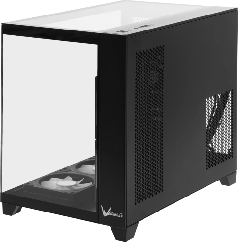 Корпус Formula Crystal Z9ML Floe черный без БП mATX 1xUSB3.0 1xUSB3.1 audio bott PSU фото 21