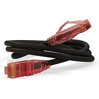 Кабельная сборка Hyperline PC-LPM-UTP-RJ45-RJ45-C5e-2M-LSZH-BK Патч-корд U/UTP, Cat.5e (100% Fluke Component Tested), LSZH, 2м, черный