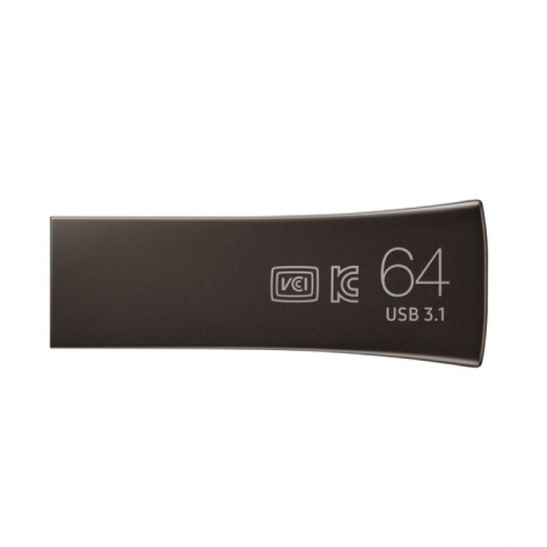 Флеш накопитель 64GB Samsung Bar Plus USB 3.1 Black (MUF-64BE4/APC) фото 4