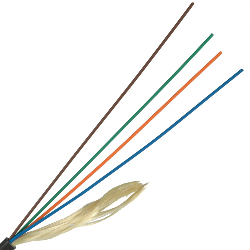 ВО кабель универсальный, Distribution, нг(А)-HF, 4 волокна, OM3, черный (LAN-OFC-DU4-M3-HF)