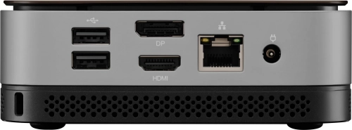 ПК Мини Osio BaseLine B51i-008 i3 1215U (1.2) 8Gb SSD256Gb UHDG Windows 11 Pro 64 GbitEth WiFi BT 59.85W коричневый/серебристый фото 5