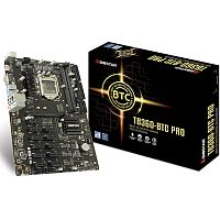 TB360-BTC Pro 2.0/3.0, Socket 1151, Intel®B360, 2xDDR4-2666, D-SUB+HDMI, 1xPCI-Ex16, 11xPCI-E16x1, 4xSATA3, 1xM.2, 8 Ch Audio, GLan, (2+4)xUSB2.0, (4+2)xUSB3.1, 2xPS/2, ATX, RTL {10} (685284)