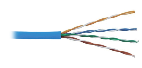 Кабель Суприм U/ UTP, 4 пары, Кат.5e (Класс D), 100 МГц, AWG 24, внутренний, LSZH нг(A)-HF, оранжевый, коробка 305 м (ЛЮ-КСС-5E.4.10ВН.12Б3)