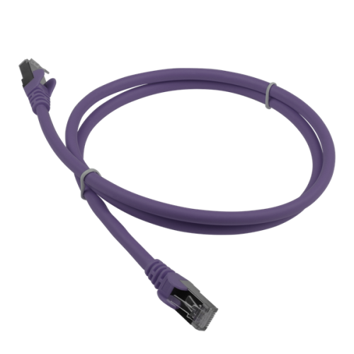 Патч-корд LANMASTER LSZH SFTP кат.6A, 3.0 м, фиолетовый (LAN-PC45/S6A-3.0-VI)