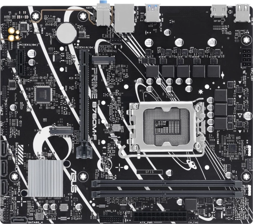 Материнская плата Asus PRIME B760M-F Soc-1700 Intel B760 2xDDR5 mATX AC`97 8ch(7.1) GbLAN RAID+HDMI