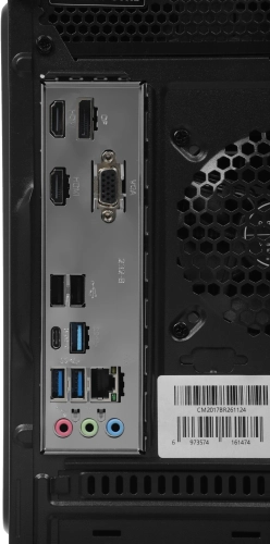 Компьютер Amur Нарвал B7I21 MT i3 12100 (3.3) 16Gb SSD256Gb UHDG 730 FreeDOS GbitEth 400W мышь клавиатура черный (RUS) (2147002) (АМУЕ.466219.002 2147002) фото 12