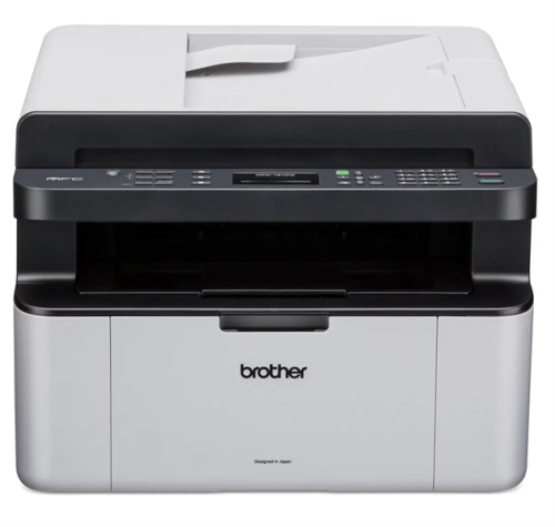 Brother MFC-1910W, P/C/S/F, A4, 20 стр/мин, 32 Мб, ADF10, Wi-Fi, USB, старт. картридж 700 стр. (работает с тонером TN-1050) Ex. MFC1912W (MFC1910WF1)
