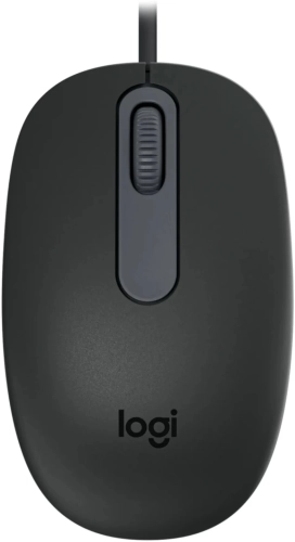 Мышь Logitech M86 черный оптическая 8000dpi USB для ноутбука 2but (910-007661)