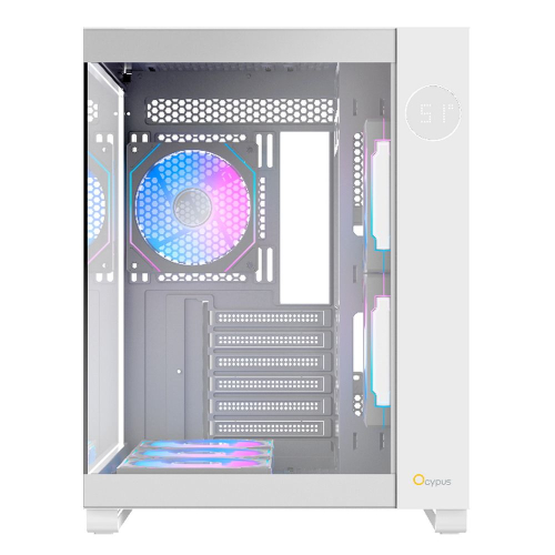 Корпус Case Ocypus Iota C70 WH ARGB ATX win / white / 6 ARGB fans / no PSU / Tempered Glass (IOTA-C70-WHD600XX-GL) фото 3