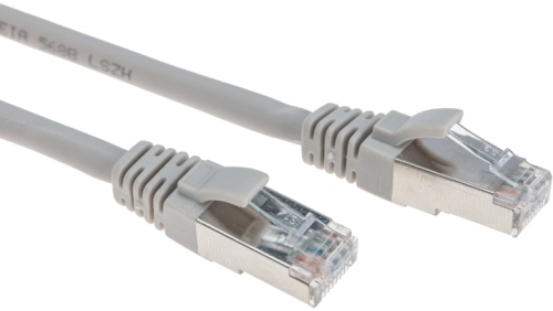 Патч-корд Rexant 02-0390-1 S/FTP RJ-45 вил.-вилка RJ-45 кат.6A 1м серый LSZH