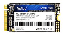 Netac SSD N930ES 256GB PCIe 3 x2 M.2 2242 NVMe 3D NAND, R/ W up to 1650/ 1260MB/ s, TBW 150TB, 3y wty (NT01N930ES-256G-E2X)