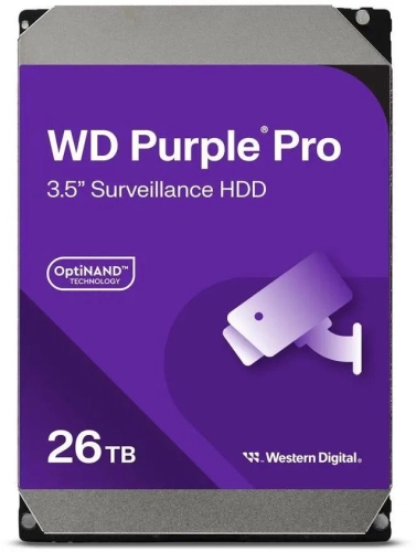 Жесткий диск WD SATA-III 26TB WD260PURP Purple Pro (7200rpm) 512Mb 3.5