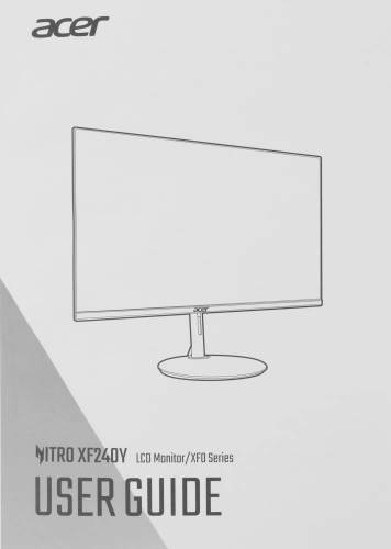 Монитор 23,8 Монитор 23,8 Acer Nitro XF240YM3biiph IPS, 1920x1080, 1 / 4ms, 250cd, 180Hz, 2xHDMI(2.0) + 1xDP(1.4), sync: FreeSync Premium, hdr: HDR 10, H.Adj. 100 (UM.QX0EE.315) фото 13