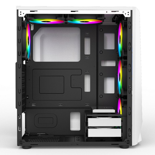 Корпус ALSEYE Reactor-W Mini-ITX/ Micro ATX/ ATX, USB2.0*2+HD Audio+USB3.0*1, «H.D.D.(3.5»)*2pcs+S.S.D(2.5»)*2pcs, 354*185*413mm» (AS.07.0018) фото 4