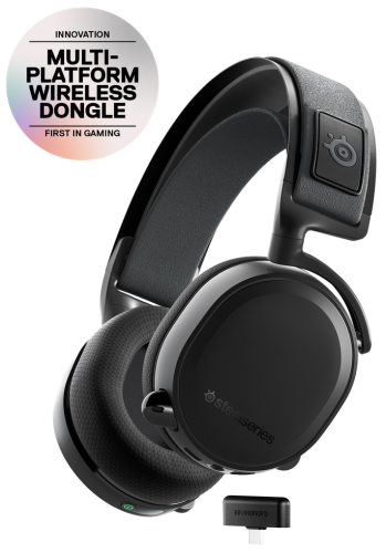 Наушники с микрофоном Steelseries Arctis 7+ черный мониторные Radio оголовье (61470) фото 3