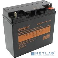 Exegate EP160756RUS Аккумуляторная батарея GP12170 (12V 17Ah, клеммы F3 (болт М5 с гайкой))