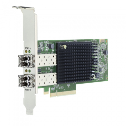 Emulex LPe35002-M2 Gen 7 (32GFC), 2-port, 32Gb/ s, PCIe Gen4 x8, LC MMF 100m, трансиверы установлены, Upgradable to 64G {5}