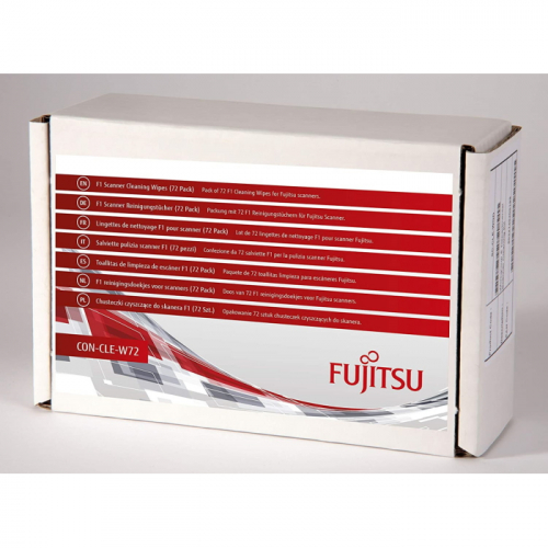 Комплект для чистки Fujitsu F1 Scanner Cleaning Wipes 72 шт. (CON-CLE-W72)
