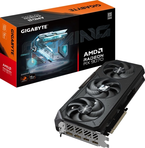 Видеокарта Gigabyte PCI-E 5.0 GV-R9070GAMING-16GD 1.0 AMD Radeon RX 9070 16Gb 256bit GDDR6 2520/20000 HDMIx2 DPx2 HDCP Ret фото 8
