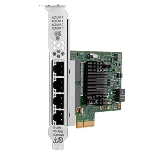 Сетевой адаптер/ Broadcom BCM5719 Ethernet 1Gb 4-port BASE-T Adapter for HPE (P51178-B21)
