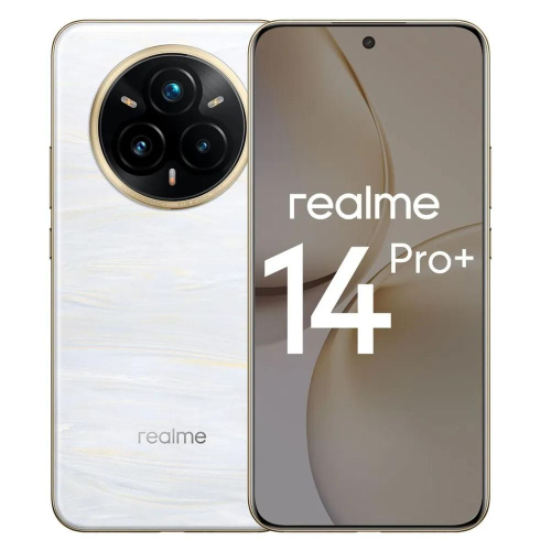 Смартфон Realme 14 Pro+ 5G 8+256 RMX5051 8+256 белый (RMX5051 8+256 PEARL WHITE)