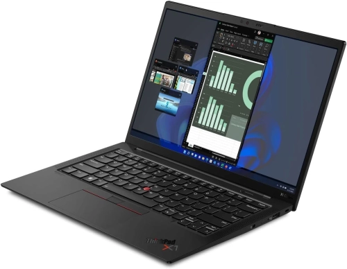Ноутбук Lenovo ThinkPad X1 Carbon Gen 10 (21CB007ART) Ноутбук Lenovo ThinkPad X1 Carbon Gen 10 Core i7 1260P 16Gb SSD512Gb Intel Iris Xe graphics 14 OLED 2.8K (2880x1800) Windows 11 Pro black WiFi BT Cam (21CB007ART) фото 3