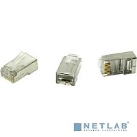 5bites US060A (US006A) Коннектор RJ-45 8p8c, зол.напыление, экран. (1шт)