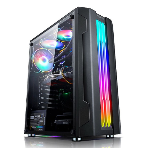 Корпус ALSEYE Auro 3.0-B Mini-ITX/ Micro ATX/ ATX, USB2.0*2+HD Audio+USB3.0*1, «H.D.D.(3.5»)*2pcs+S.S.D(2.5»)*2pcs, 354*185*413mm» (AS.07.0017)