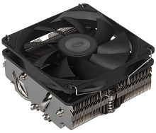Кулер для процессора/ CPU Cooler PCCooler RC400-53 (125W, 4-pin PWM, 53.5mm, Al/Cu, 4x6mm, 1x92mm, 43CFM, 31.2dBA, 2700RPM, S: 1851/1700/1200/20XX/115X, AM5/AM4, silver, black)