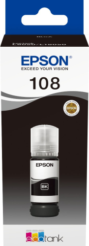 EPSON C13T09C14A Картридж 108 EcoTank Ink для Epson L8050/ L18050, Black 70ml