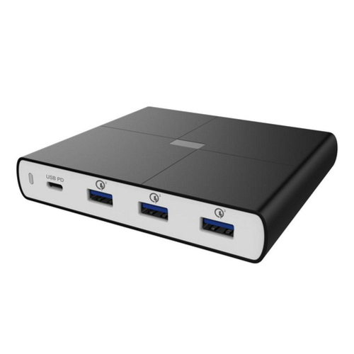 CЗУ (ACD-P904U-V1B) 90Вт, Сетевое ЗУ 4xUSB 1PD+3QC, 3.6~20В/ 4.35А(max) RTL {20}