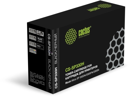 Картридж лазерный Cactus CS-SP330H 408281 черный (7000стр.) для Ricoh Aficio SP 330DN/330SFN/330SN
