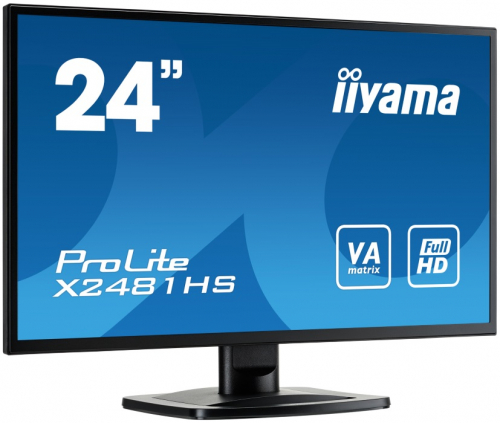 Монитор Iiyama LCD 23,6" PROLITE X2481HS-B1 Черный фото 2