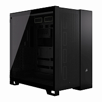Корпус без блока питания/ Case Corsair 6500D Airflow, Midi-Tower, TG, no fan, 4xUSB-A 3.2, 1xUSB 3.2 Type-C, E-ATX, ATX, mATX, mITX Black (CC-9011259-WW)