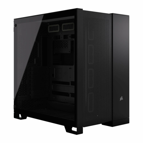 Корпус без блока питания/ Case Corsair 6500D Airflow, Midi-Tower, TG, no fan, 4xUSB-A 3.2, 1xUSB 3.2 Type-C, E-ATX, ATX, mATX, mITX Black (CC-9011259-WW)