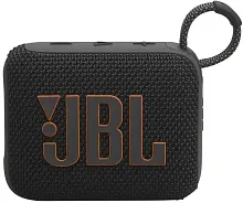 Колонка порт. JBL GO 4 черный/ оранжевый 4.2W 1.0 BT 850mAh (JBLGO4BLKO)